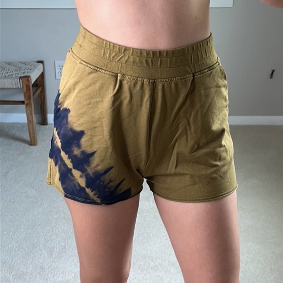 JoyLab Shorts Joy Lab Olive Green Tie Dye Shorts Poshmark